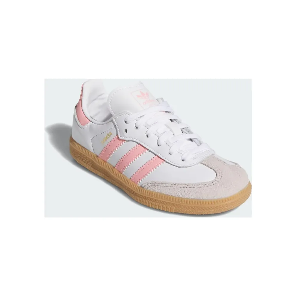Adidas Samba OG Kids Cloud White / Semi Pink Spark / Gum (JP5484)