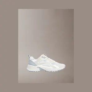 Calvin Klein Trailblazer – Mesh Mix Runner “OATMEAL/MARSHMALLOW/CLOUDBURST” (HM0HM021550GC)
