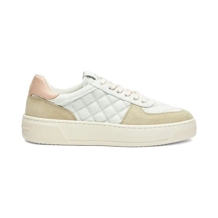 Stuart Weitzman Gewatteerde sneakers met plateauzool – Beige (SI990SQI)