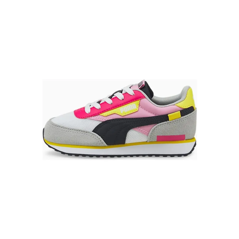 PUMA Future Rider Splash Kids’ White/Prism Pink (381855-04)