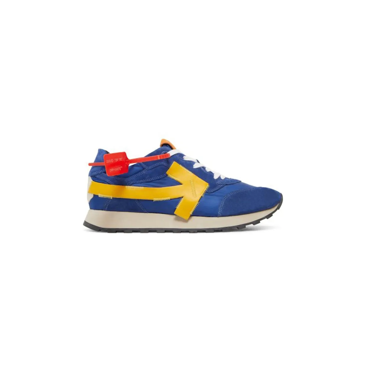 OFF-WHITE Arrow Running Blue Yellow (OMIA118S19D38034 3060)
