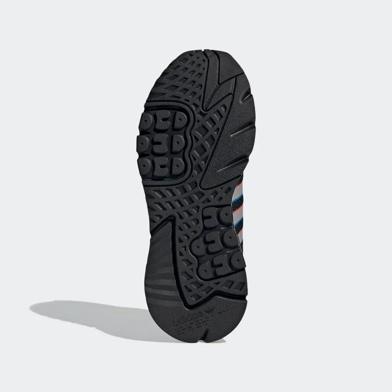 Adidas Nite Jogger Core Black / Silver Metallic / Bright Blue (H01718)