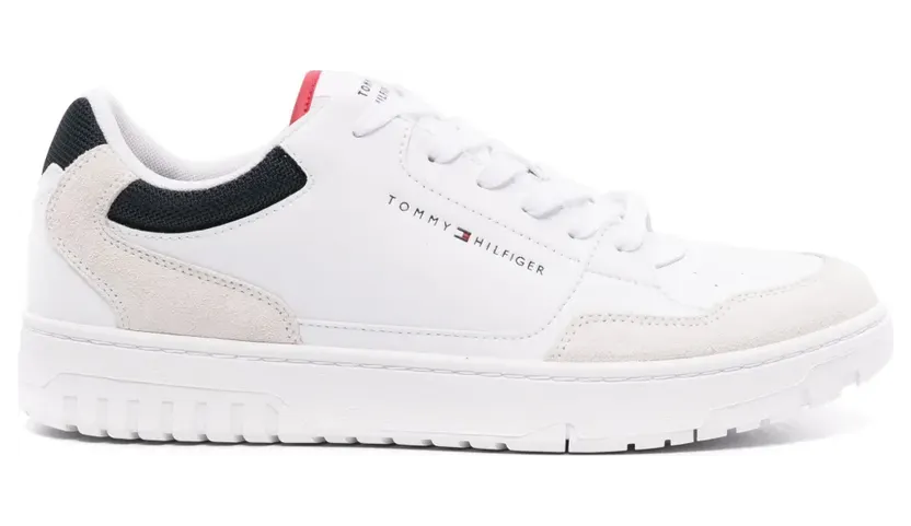 Tommy Hilfiger Cleat leren “White” (FM0FM05058)