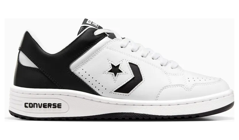Converse Weapon Leather Ox “White Black” (A10203C)