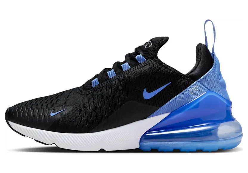 Nike Air Max 270 Black Metallic Silver Royal Pulse (AH6789-015)