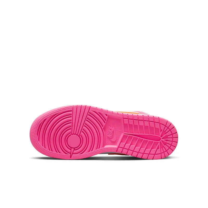 Air Jordan 1 Mid Pinksicle Safety Orange (GS) (DX3240-681)