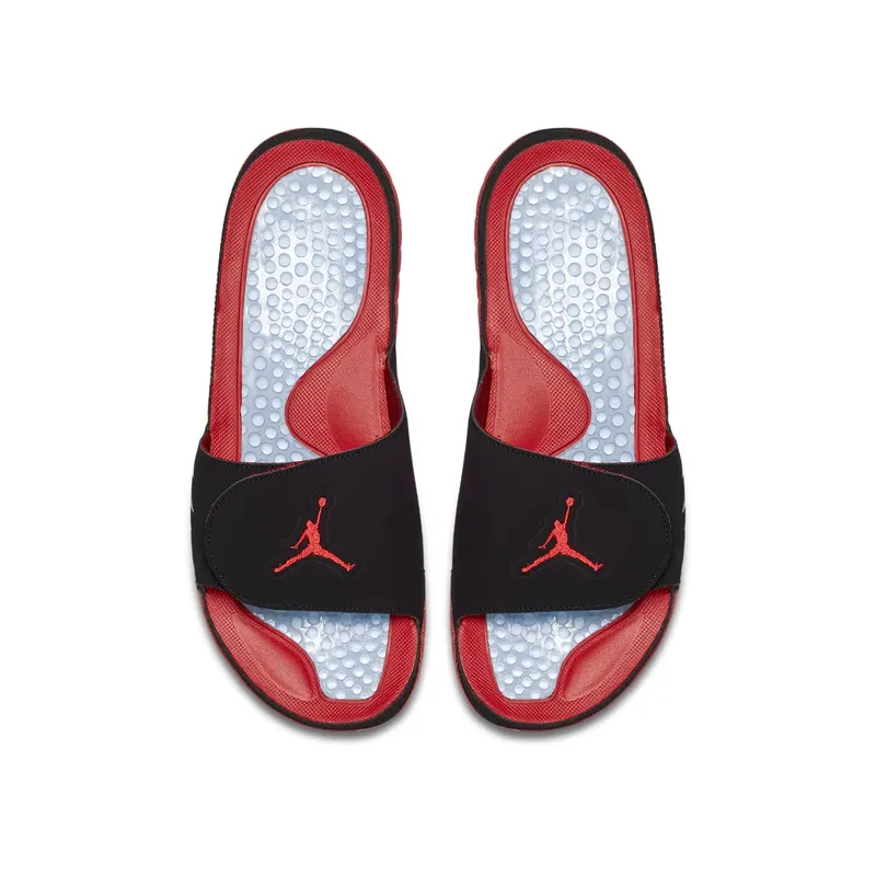Jordan Hydro 5 Retro Black Particle Grey University Red Black/University Red-Particle Grey (555501-060)