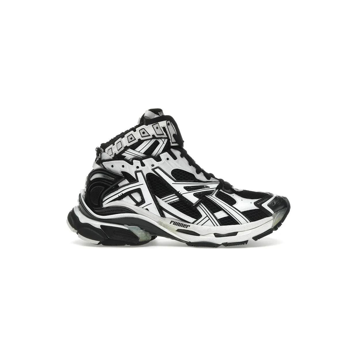 Balenciaga Runner High White Black (695764W3RH29010)
