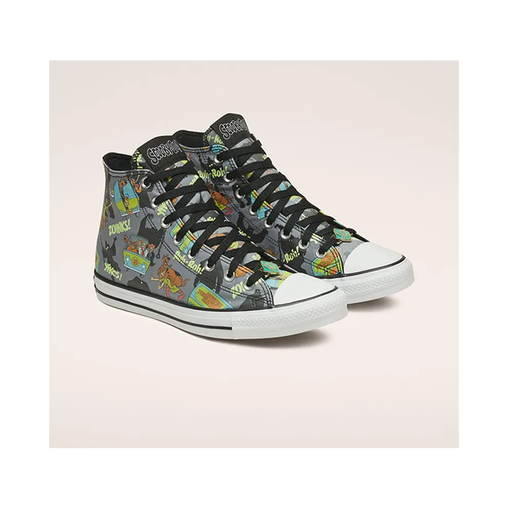 Converse Scooby-Doo x Chuck Taylor All Star High ‘Chased By Ghosts’ Almost Black/White/Multi (169073C)