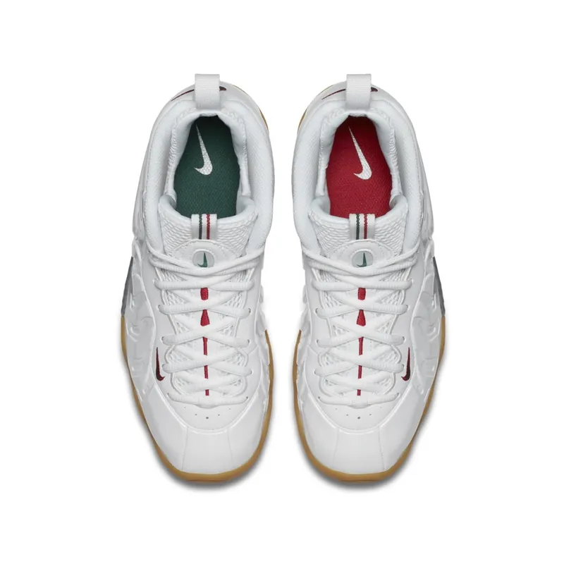 Nike Air Foamposite Pro White Gucci (GS) White/White-Gym Red-Gorge Green (644792-100)