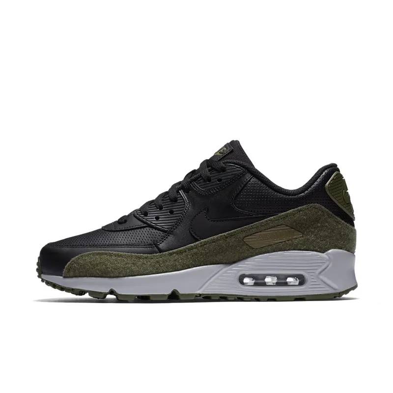 Nike Air Max 90 HAL Black Olive Black/Medium Olive-Flat Silver-Black (AH9974-002)