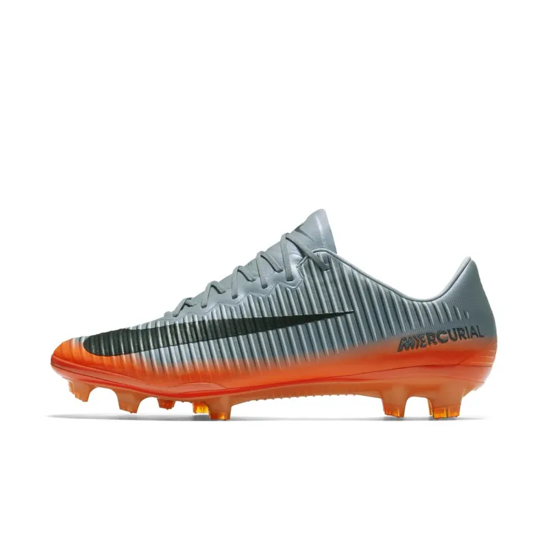 Nike Mercurial Vapor XI CR7 FG Forged For Greatness Cool Grey/Wolf Grey-Total Crimson-Metallic Hematite (852514-001)