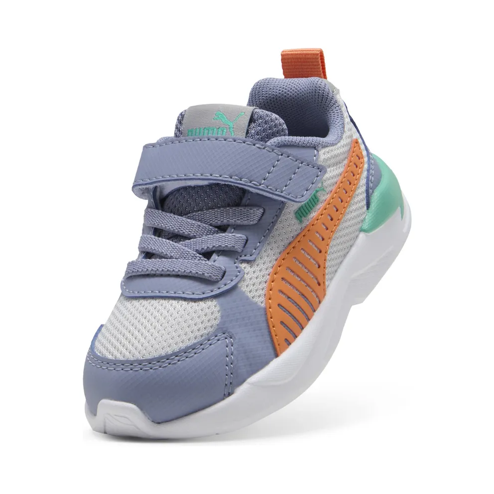 Puma X-Ray 3 “Feather Gray / Melon Glow / Gray Sky / Vibrant Green” (401495_08)