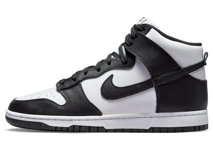Nike Dunk High Black White (Orange Tab) (2021) (DD1399-105)