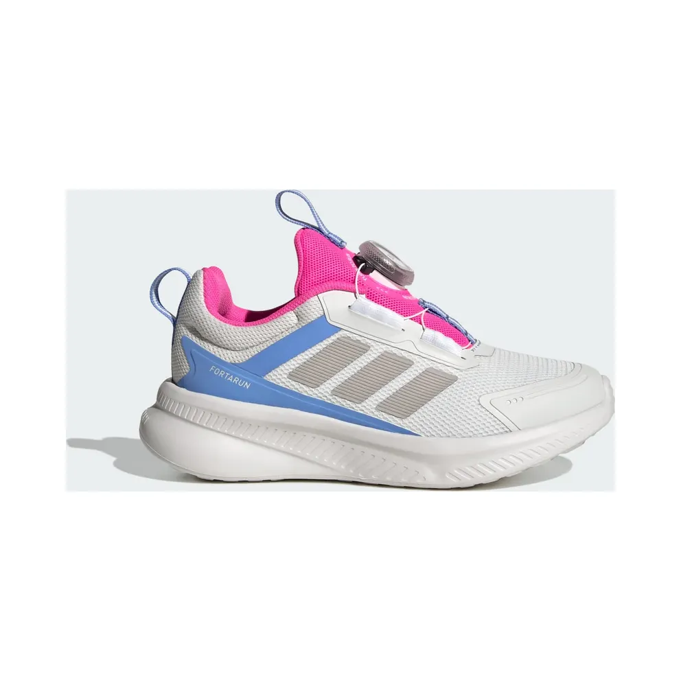 adidas Fortarun 4.0 Crystal White Grey Lucid Pink (JR5725)