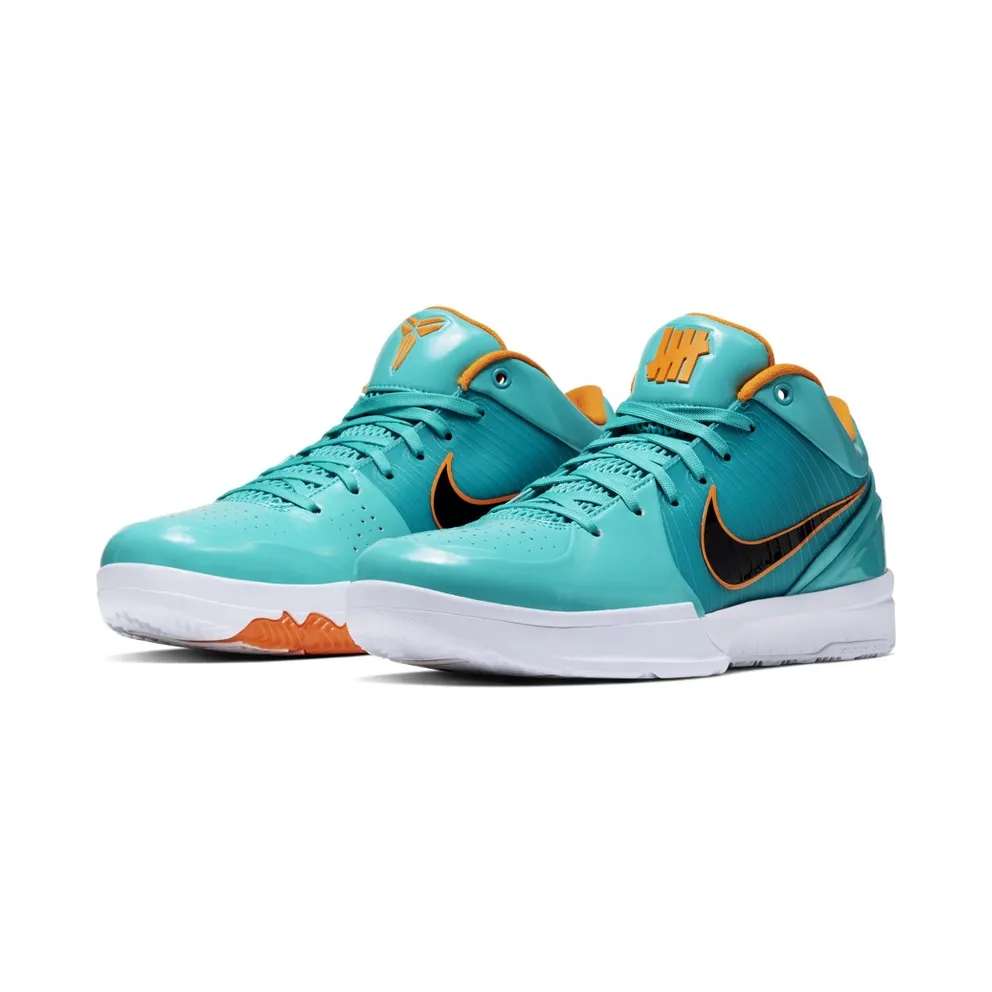 Nike Kobe 4 Protro Undefeated San Antonio Spurs Hyper Teal/Mango-White (CQ3869-300)