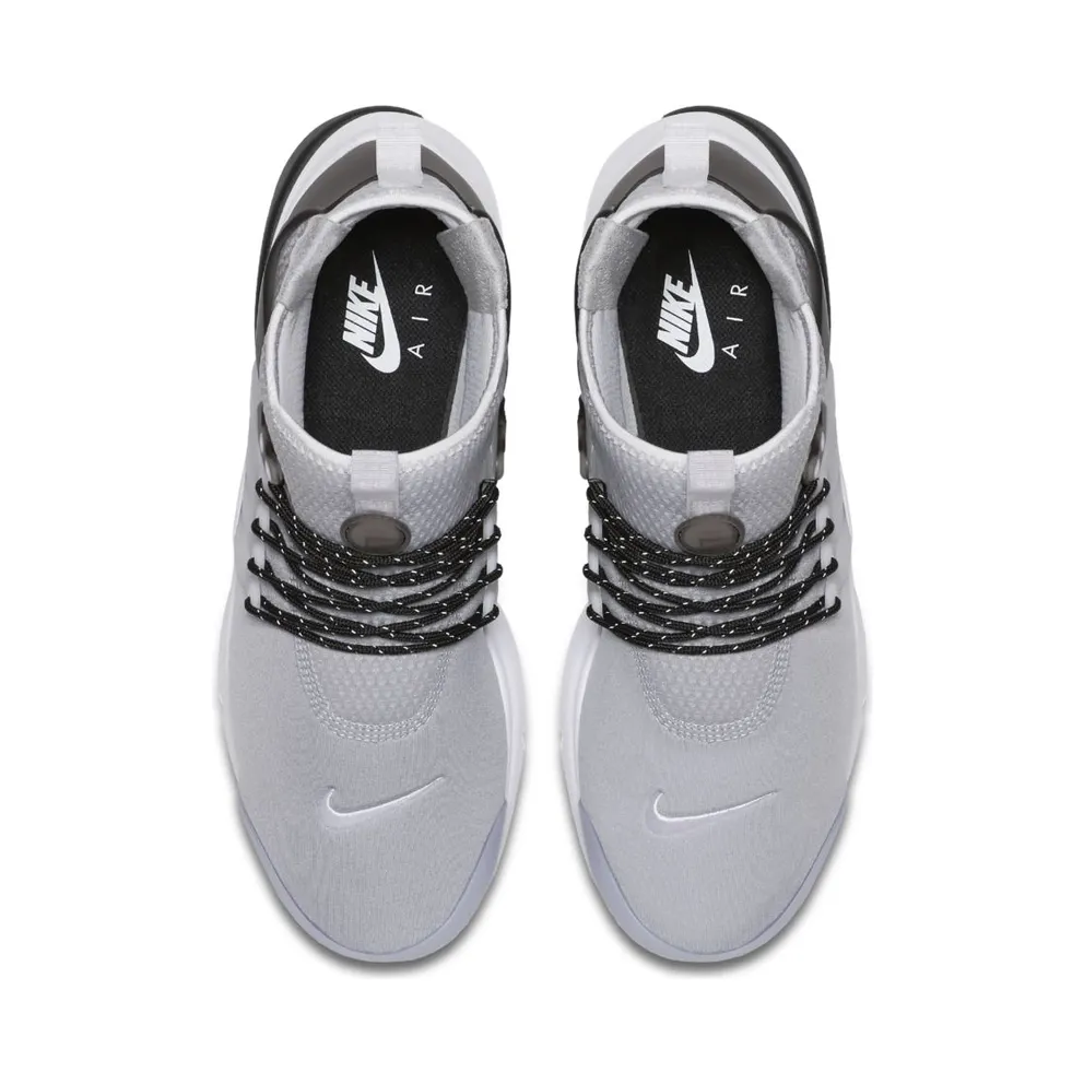 Nike Air Presto Mid Utility Wolf Grey Wolf Grey/Black-White (859524-005)
