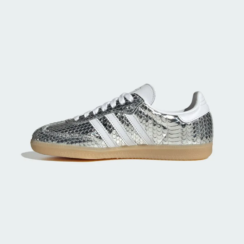 Adidas Samba Slangenprint Silver Metallic (IH9016)