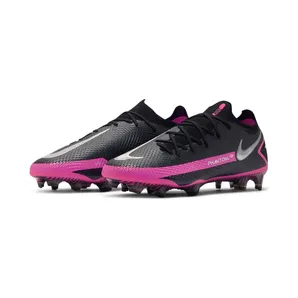 Nike Phantom GT Elite FG “Black / Pink Blast / Metallic Silver” (CK8439-006)