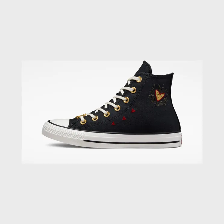 Converse Chuck Taylor All Star Hearts Black/White/back Alley Brick (A03932C)