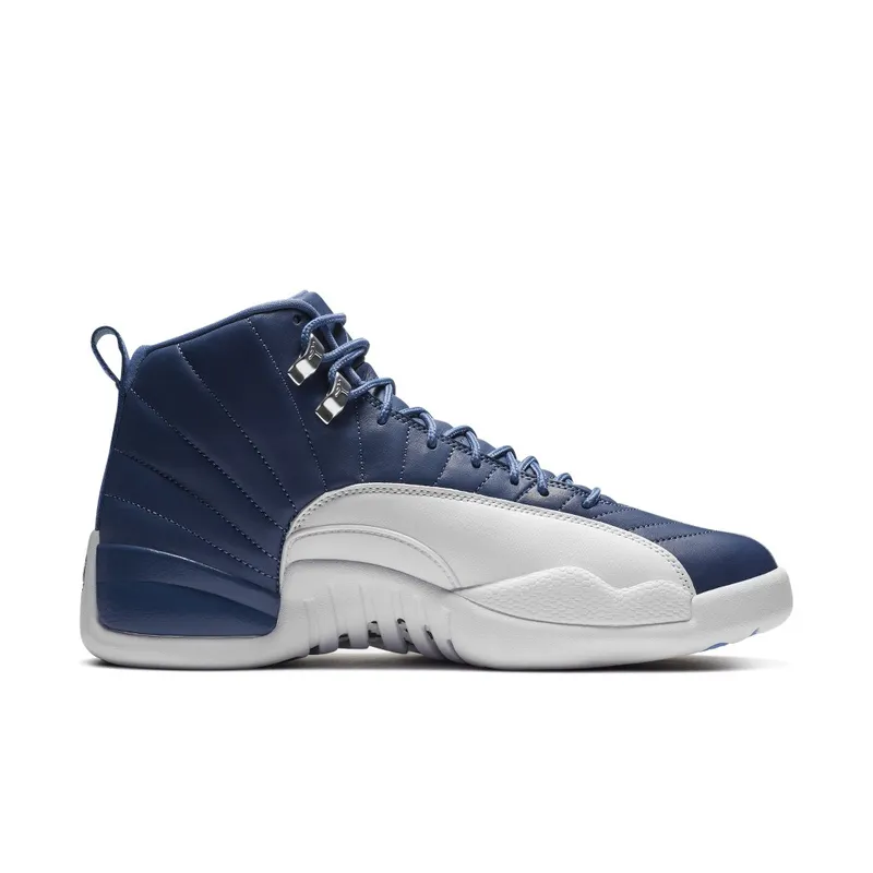Jordan 12 Retro Indigo Stone Blue/Legend Blue-Obsidian (130690-404)