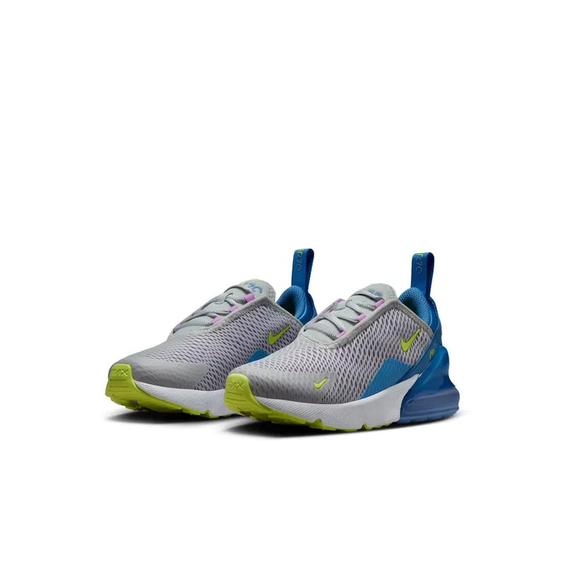 Nike Air Max 270 Pure Platinum Rush Fuchsia Blue Beyond Light Lemon Twist (IB4404-043)