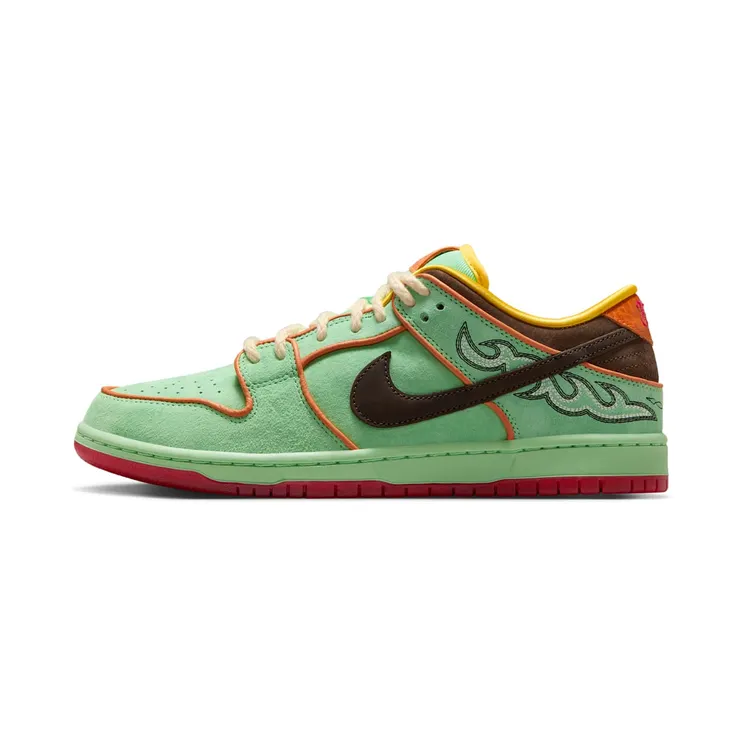 Nike SB Dunk Low Rodeo “Tourmaline / Monarch / Baroque Brown” (HF3058-300)