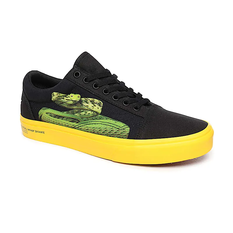 Vans Old Skool National Geographic (GS) Black/Yellow (VN0A4U3BWK6)