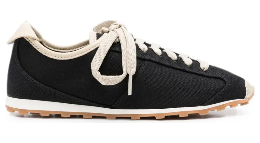 Jacquemus Canvas-Sneakers mit Schnürung “Black” (FOW00175AW00255)