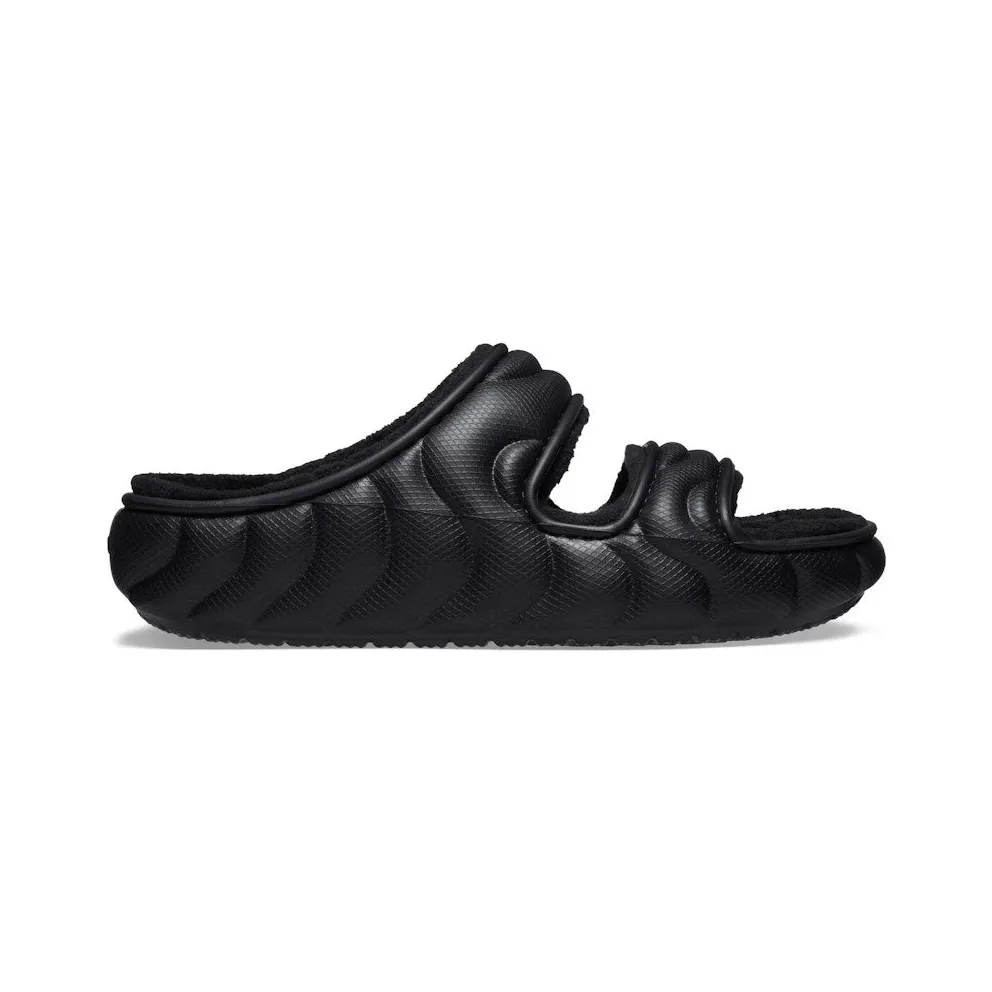 Crocs Classic Cozzzy Overpuff Sandal Black (210074-001)