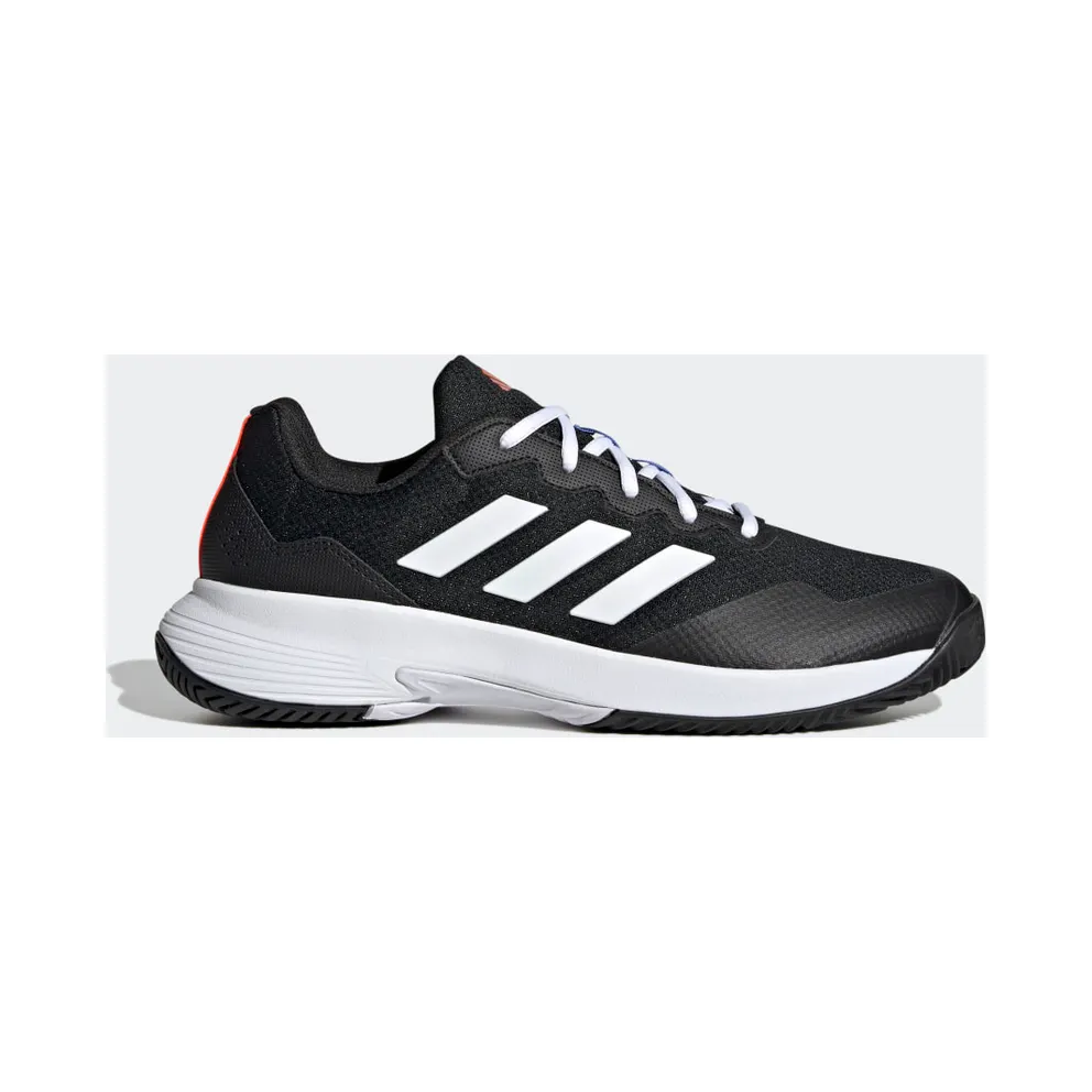 adidas Gamecourt 2.0 Tennisschuh Core Black / Cloud White / Solar Red (HQ8478)
