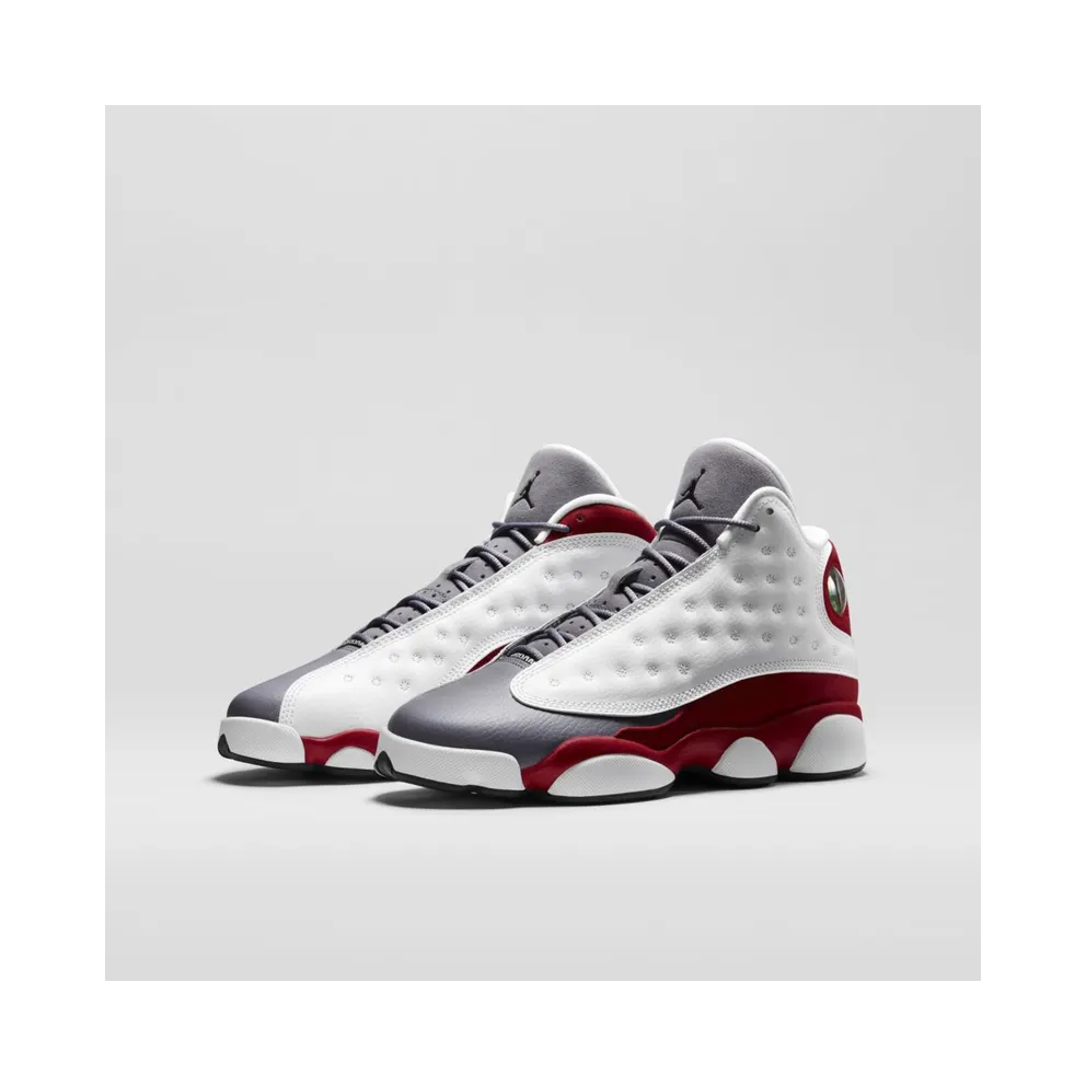 Jordan 13 Retro Grey Toe (GS) White/Black-True Red-Cmnt Grey (414574-126)