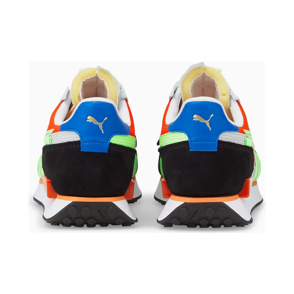 Women’s PUMA Future Rider Displaced Victoria Blue/Fizzy Lime (383148-02)