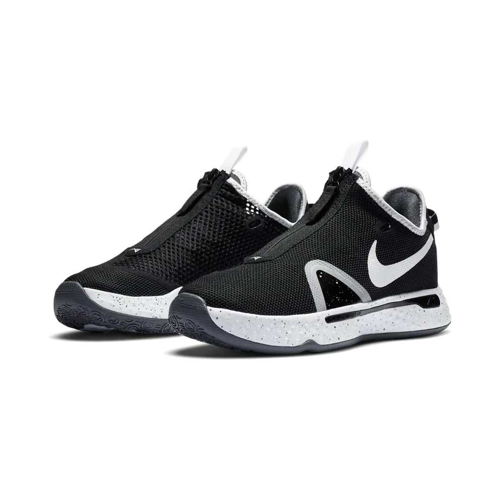 Nike PG 4 Team Black White Black/Pure Platinum-White (CK5828-002)
