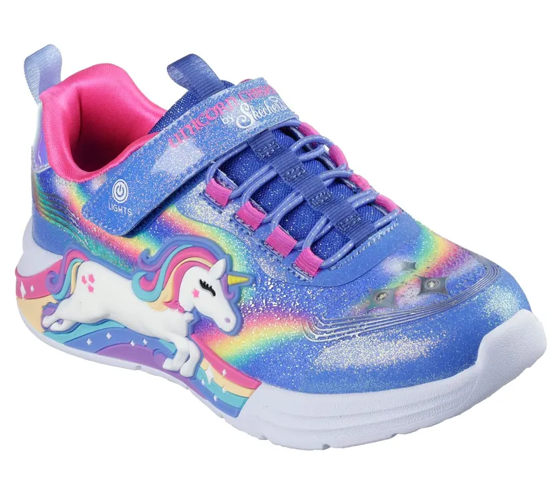 Skechers S-Lights: Unicorn Chaser Sneaker Blue