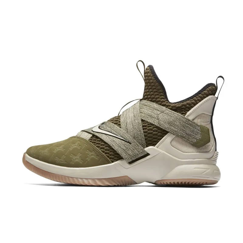 Nike LeBron Soldier 12 Land and Sea Olive Canvas/String-Gum Light Brown (AO2609-300)