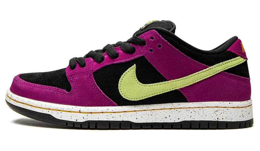 Nike SB Dunk Low Pro ‘Red Plum’ (2021) – “Redplum / Citron / Black / Taxi” (BQ6817-501)