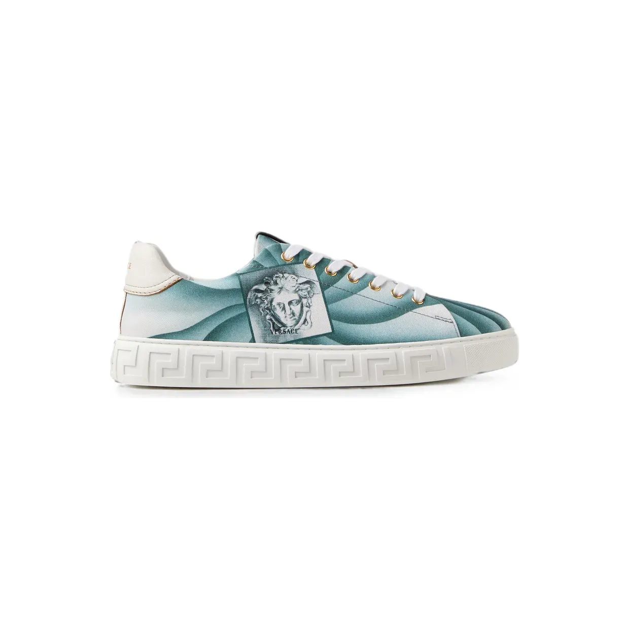 Versace aus Canvas von Greca-Print “Blue” (10242061A18998)