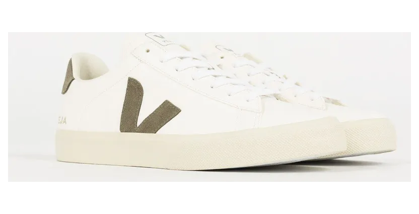 Veja Campo Leather “Sail/Kaki” (CP052347)