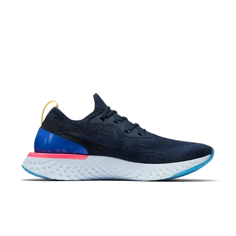 Nike Epic React Flyknit College Navy College Navy/College Navy-Racer Blue (AQ0067-400)