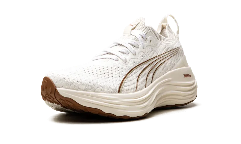 Puma ForeverRun Nitro Knit “Warm White Teak” (379140-08)