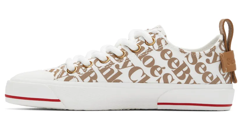 See by Chloé White Aryana Sneakers (SB38241A 14261) (3)