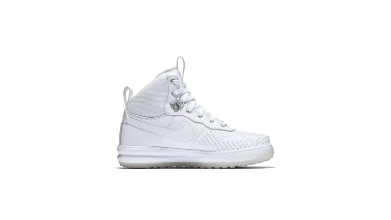 Nike Lunar Force 1 Duckboot White (GS) White/White-White (882842-100)