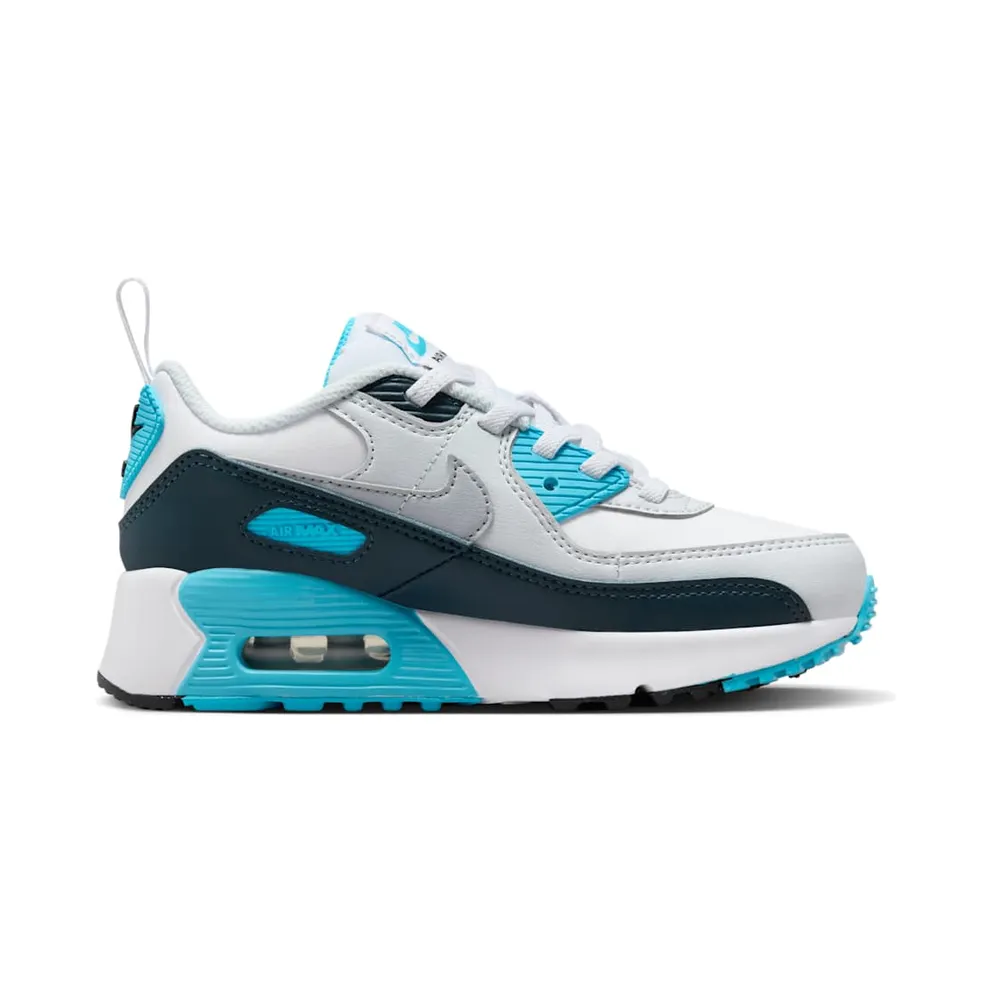 Nike Air Max 90 EasyOn White Baltic Blue Armory Navy Wolf Grey (HF6357-100)