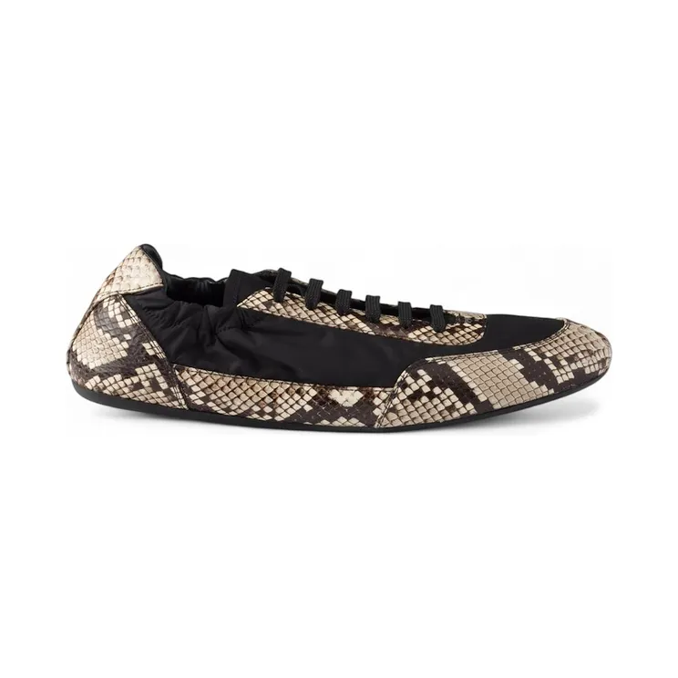 Prada Collapse Re-Nylon Black Stone Ayers Snakeskin Print (1E959N_3ZMD_F0Q52_F_005)
