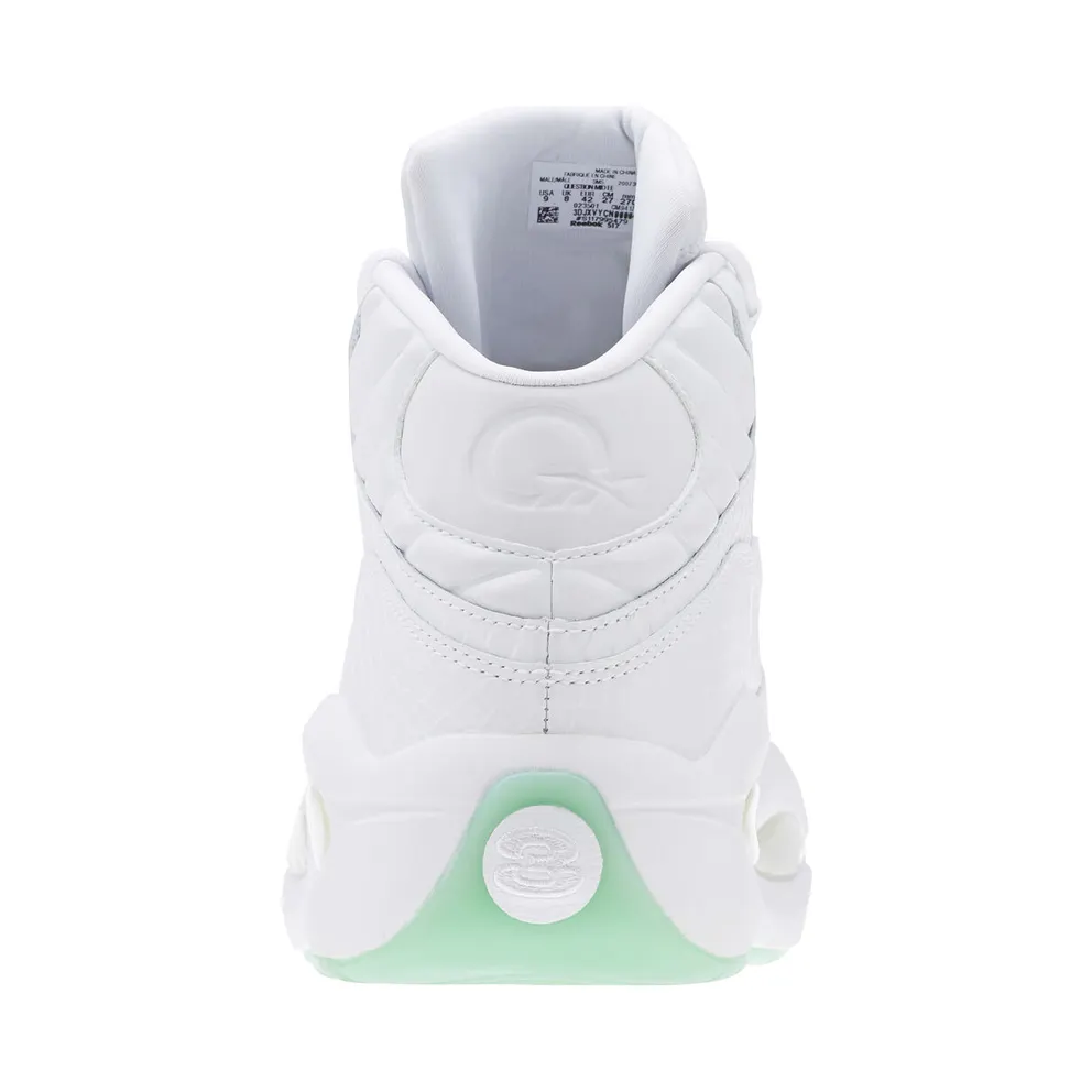 Reebok Question Mid White Mint Glow White/Mint Glow (Other Brands Reebok)