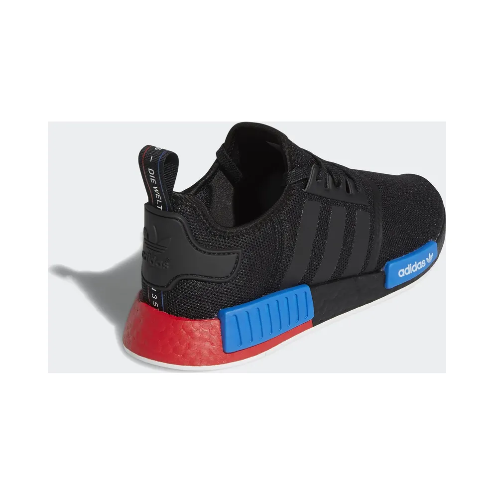 adidas NMD R1 Black Red Blue Core Black/Core Black/Lush Red (FX4355)
