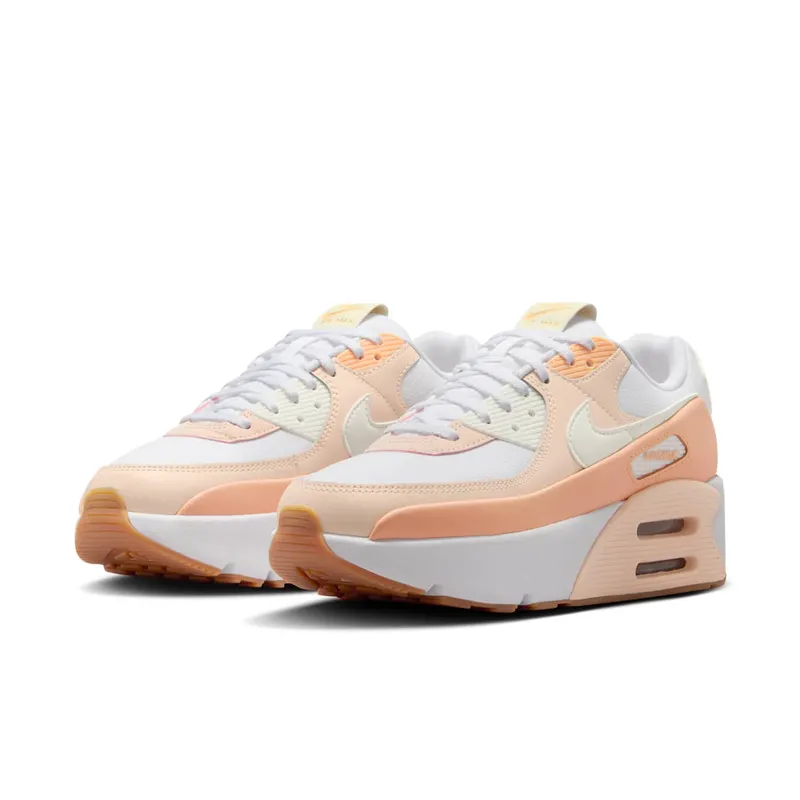 Nike Air Max 90 LV8 White Barely Orange Chalk Sail (FD4328-116)