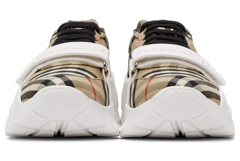Burberry Beige Vintage Check Sneakers (8046826) (2)