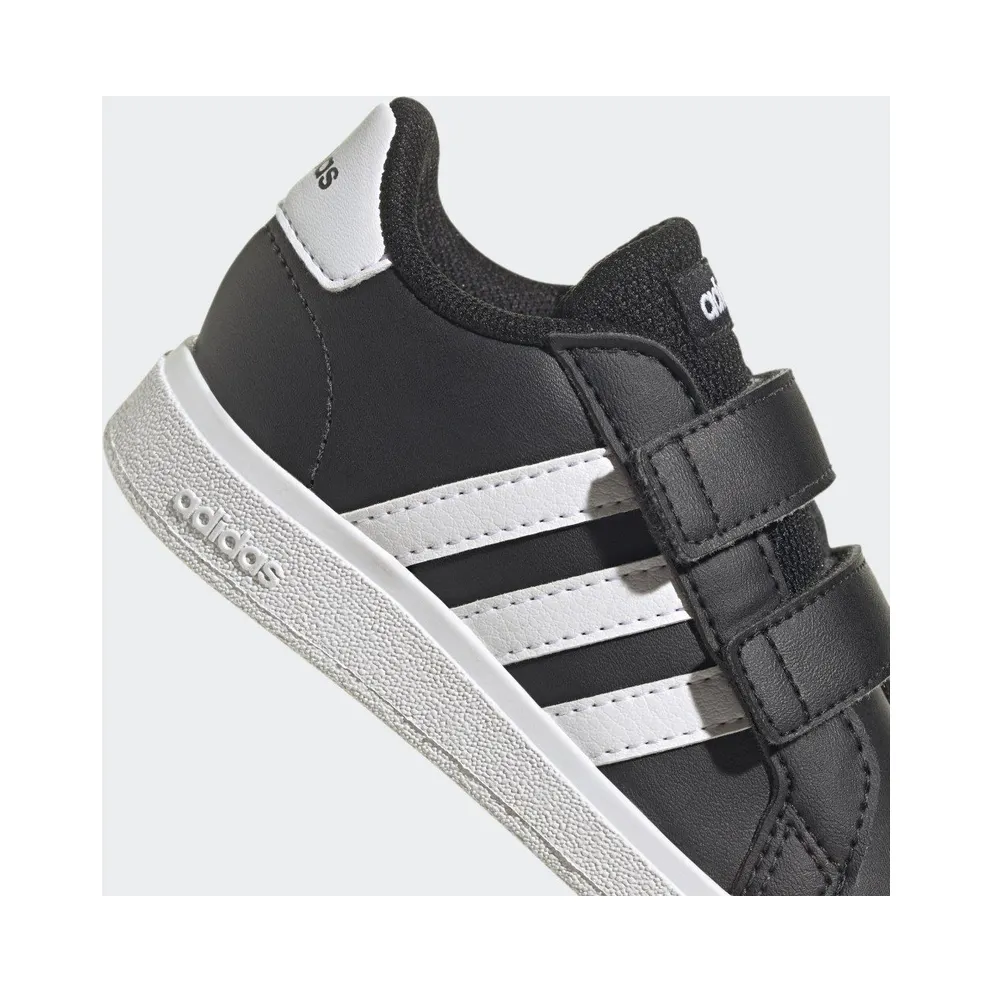 Adidas Grand Court Lifestyle Hook and Loop Core Black / Cloud White / Core Black (GW6523)